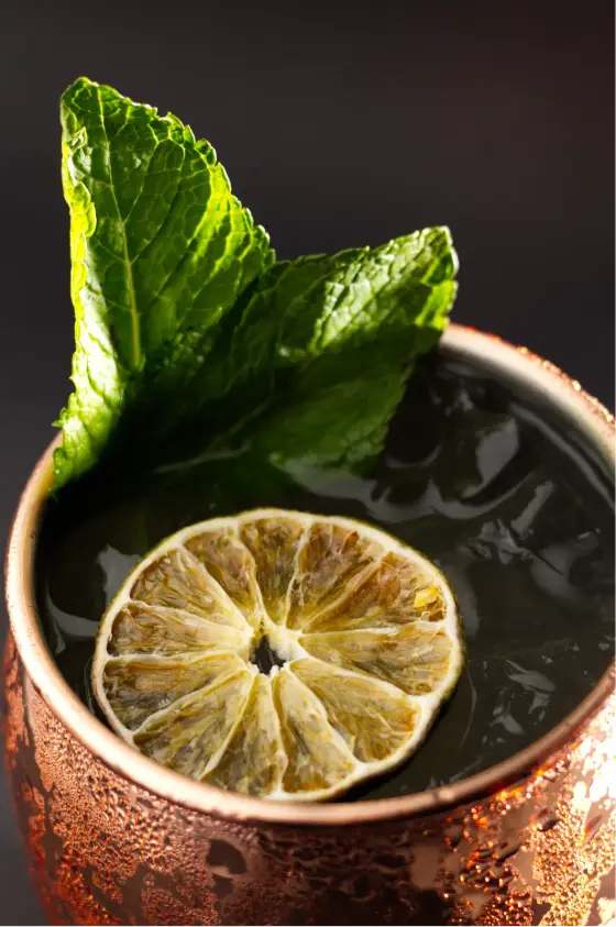 Moscow Mule en jarro de cobre